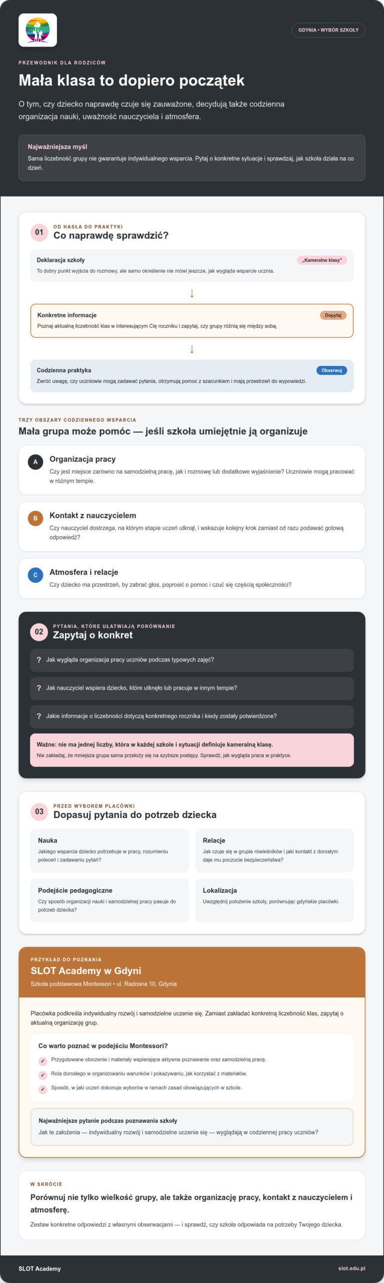 Szkoła z małymi klasami w Gdyni - jak wybrać miejsce dla dziecka?